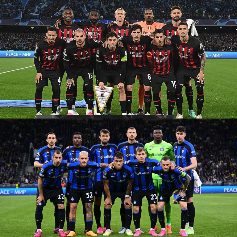 InvictosSomos's tweet photo. ¡¡ÚLTIMA HORA!! ¡¡OFICIAL!! Después de 18 años, el AC Milan y el Inter volverán a enfrentarse en una eliminatoria KO de UEFA Champions League. Tendremos Derby della Madonnina en SEMIFINALES. Lo que será la ciudad de Milán en estos días. LOS GIGANTES DESPERTARON. https://t.co/MqS39fgNJl