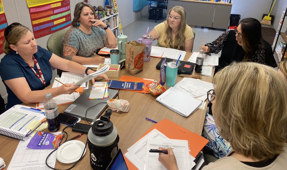 ginatjones1's tweet photo. HUGE take-aways from Crossville Elem Lesson Study today: 1. There’s POWER in collaborative planning! 2.  Plan to teach to the high and provide support/scaffolding as needed.  3.  Consistent tiered instruction based on SoR!!!  What a great day ☀️@DeKalbCoSchools @Alabama_Reading https://t.co/FfL38OC3ot