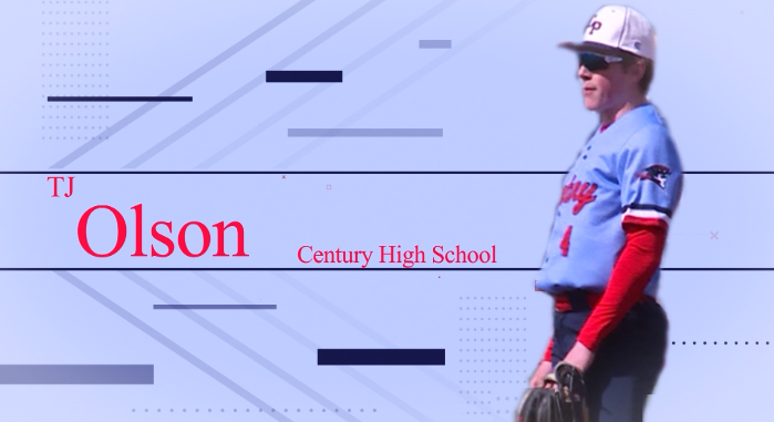 ltimmerman25's tweet photo. TJ Olson is a third generation member of the Century Patriots (the gym is named after his Grandmother &amp; his dad is a hockey &amp; baseball coach)

@jt_farabow puts TJ in the Sports Spotlight today on @KFYRTV https://t.co/FCjL2dLWpU