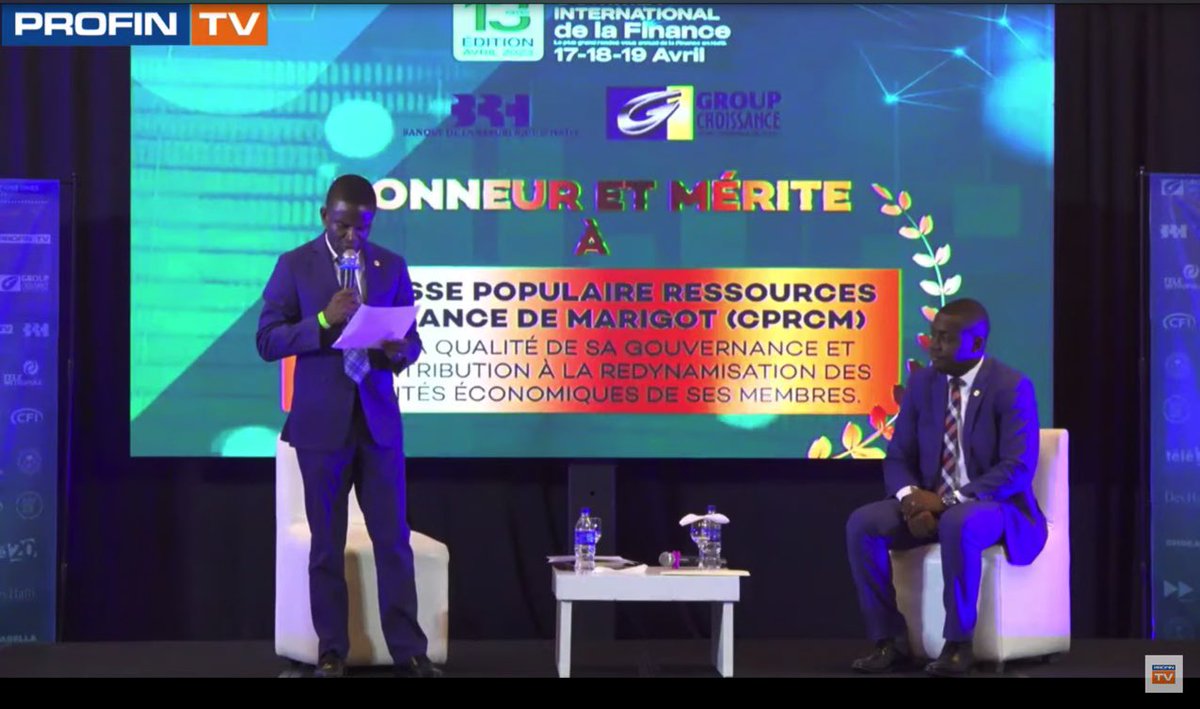 profintv's tweet photo. CPRCM de Marigot est une des caisses populaires mises à l’honneur lors du #SIFHAITI2023 pour la qualité de sa gouvernance et sa contribution aux activités économiques de ses membres.
@BRHHaiti @Logistiquegroup
#ProFinTV @GroupeProFin https://t.co/Wp75n4L48u