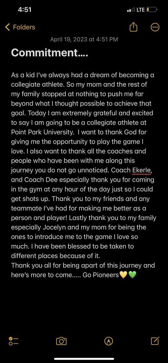 nagy_kyleigh's tweet photo. Extremely blessed! Thank you Coach Dave for this opportunity💛💚

@PointParkWBB https://t.co/eh6TmaoIcY