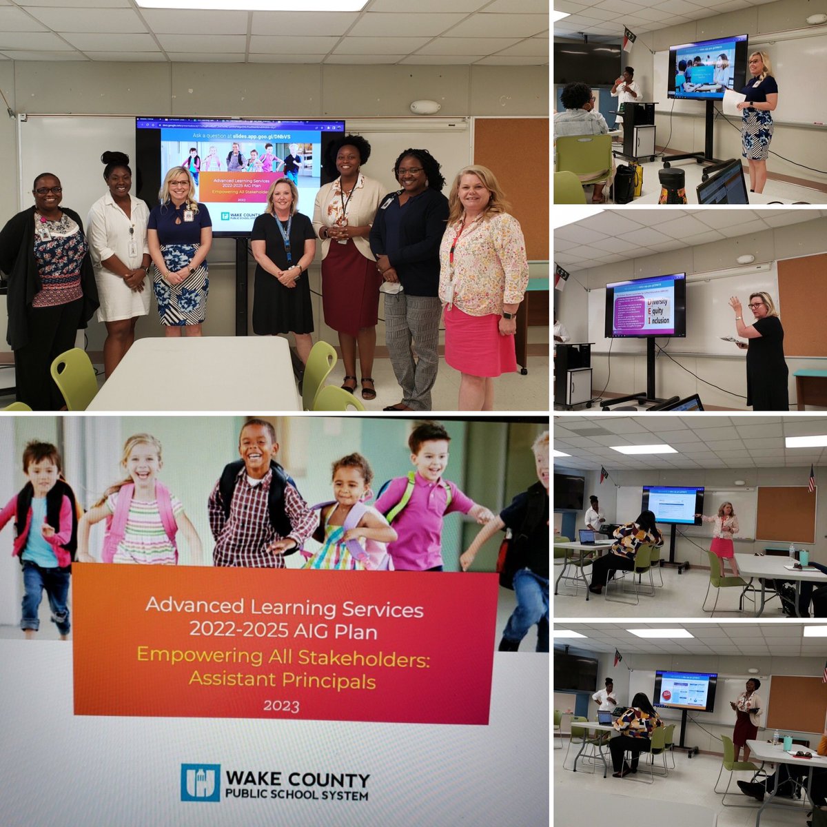 @WCPSS_IALS and <a href="/AshworthLeap/">Lisa Ashworth</a> <a href="/missy_wakectaig/">Missy Laster, AIG</a> and Amy Stone presenting to Assistant Principals today about Empowering All Stakeholders and the 2022-2025 AIG Plan! Great job team!! <a href="/DeneteraCobb/">Denetera Cobb</a> <a href="/LaKeshaSRoberts/">La' Kesha Roberts</a>
