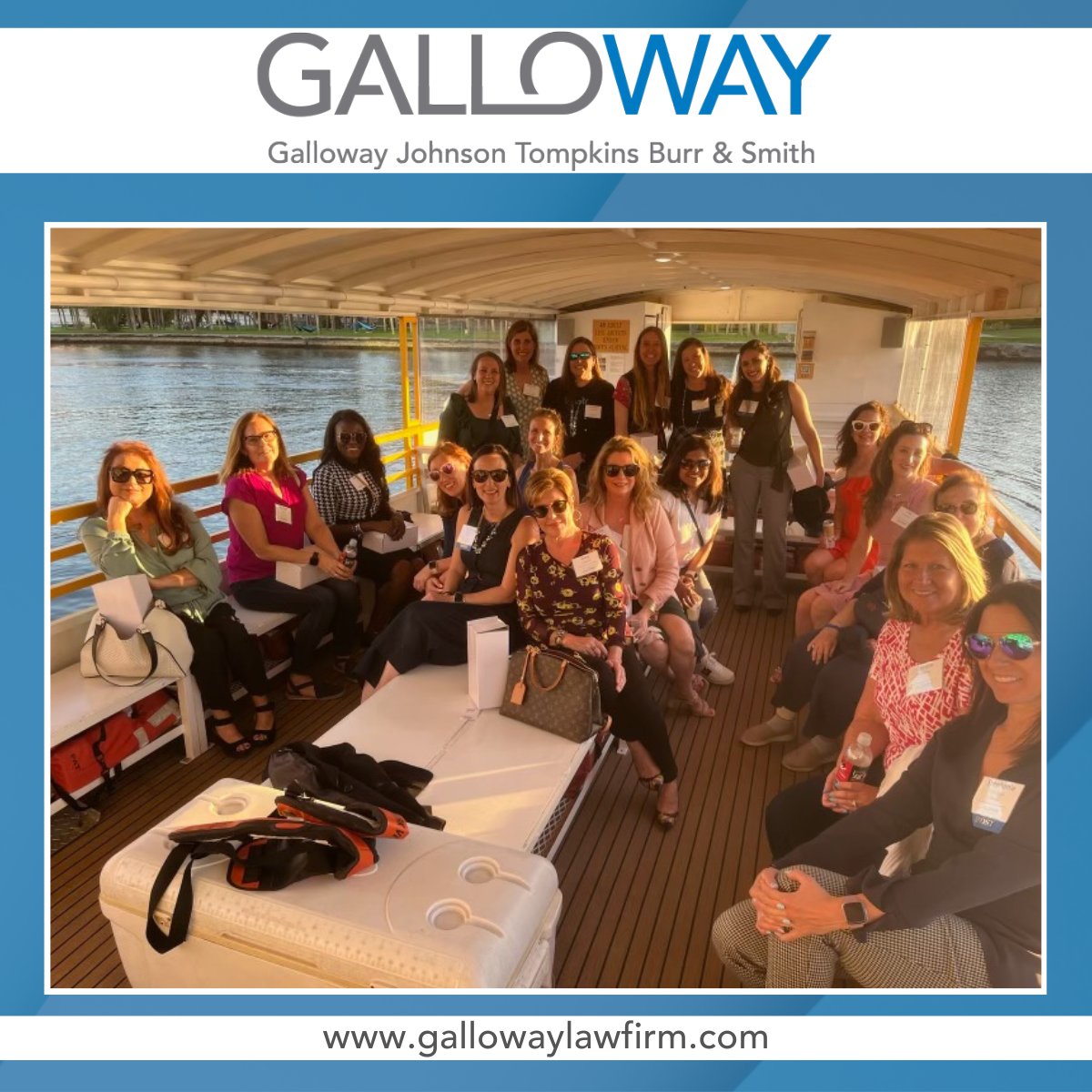 Thank you to the fantastic women of ACC Tampa for joining us for last night’s boating adventure. We had a blast!