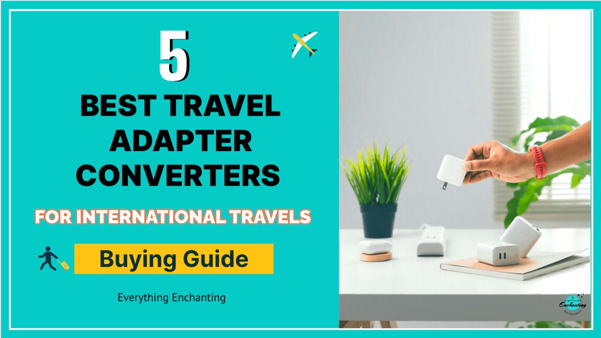 #newpost ✍🏻 Check out the 5 Best Travel Adapter Converters of 2023 on the blog #everythingenchanting 🙂⬇️

everythingenchanting.com/best-travel-ad…

.
.
.
.
#poweradapter #traveladapter #adapterconverter #travelgadgets #bestamazonfinds #travelblogger #travelblog