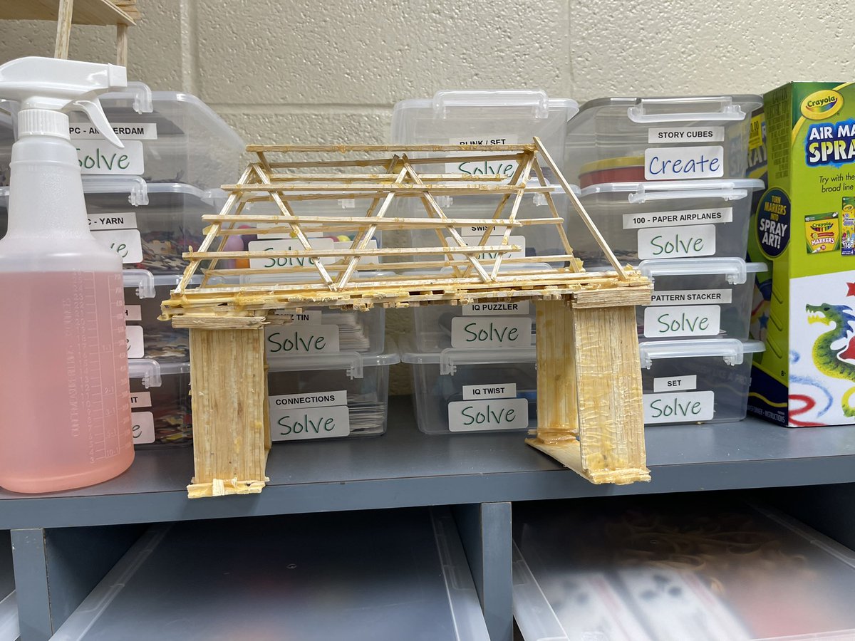 MsKincaid_Laura's tweet photo. SO #proud of my #students They worked really hard on their truss bridges and have finally finished them. Now to finish our #paperrollercoasters https://t.co/3rpcAUrM7M