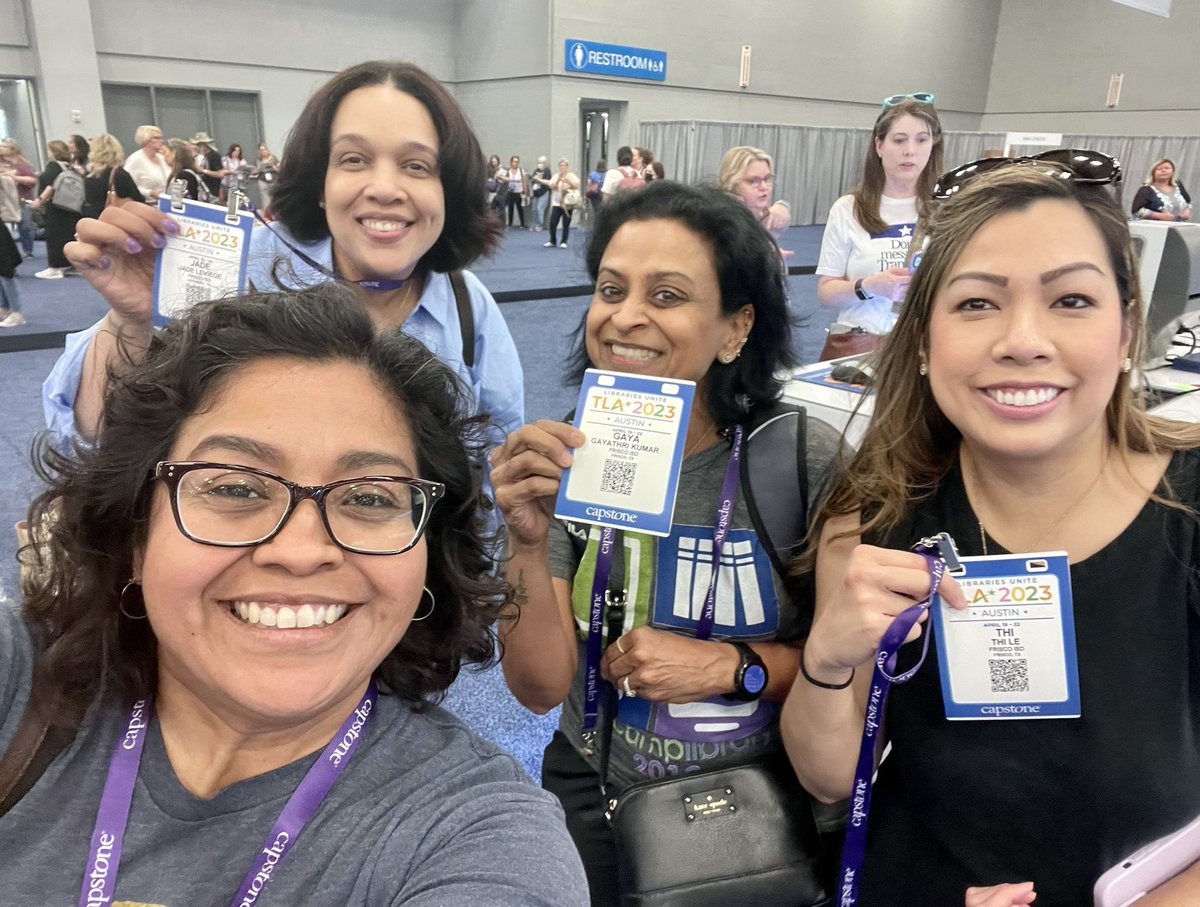DenhamLibrarian's tweet photo. Made it to #TLA2023!  Looking forward to lots of learning these next couple of days.  @CarrollFISD @FISD_Libraries https://t.co/M2hKW03KLI