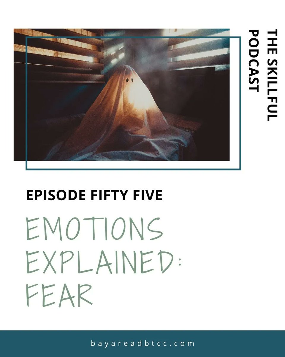 bayareadbtcc's tweet photo. The latest episode of The Skillful Podcast focuses on the emotion of fear. This episode helps you identify fear in all its manifestations and provides tools to help you cope. 

Listen to Episode 55 to learn more about responding to fear effectively. https://t.co/ymGubXA14S https://t.co/PyAZzFZPXZ