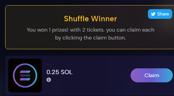FunCryptoPit's tweet photo. Won 0.25 in @hub3ee shuffle !🚀🚀🚀
#LFshuffle #hub3 #MaleficusOrigin https://t.co/cQtTk1w8s4