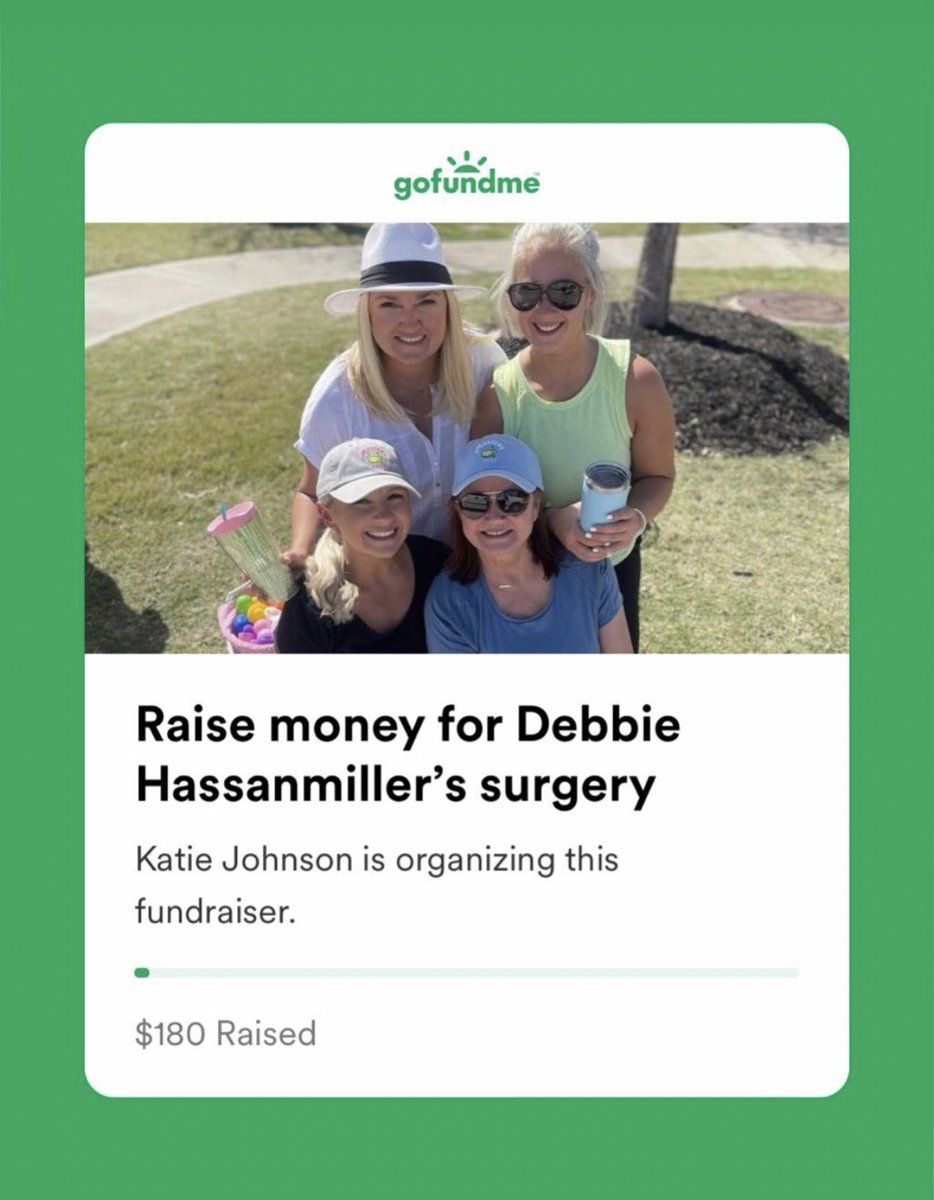 katiejo183's tweet photo. @pulte My coworkers mother is sick. She needs surgery ASAP but the family cannot afford the medical bills. Here is her GoFundMe link if you are able &amp; willing to help &amp; share. 💚 https://t.co/JAYIju22uf https://t.co/Ymy2NUFpOq