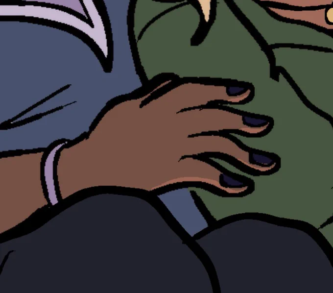 //blood in 3rd My hands always need to have nail polish  