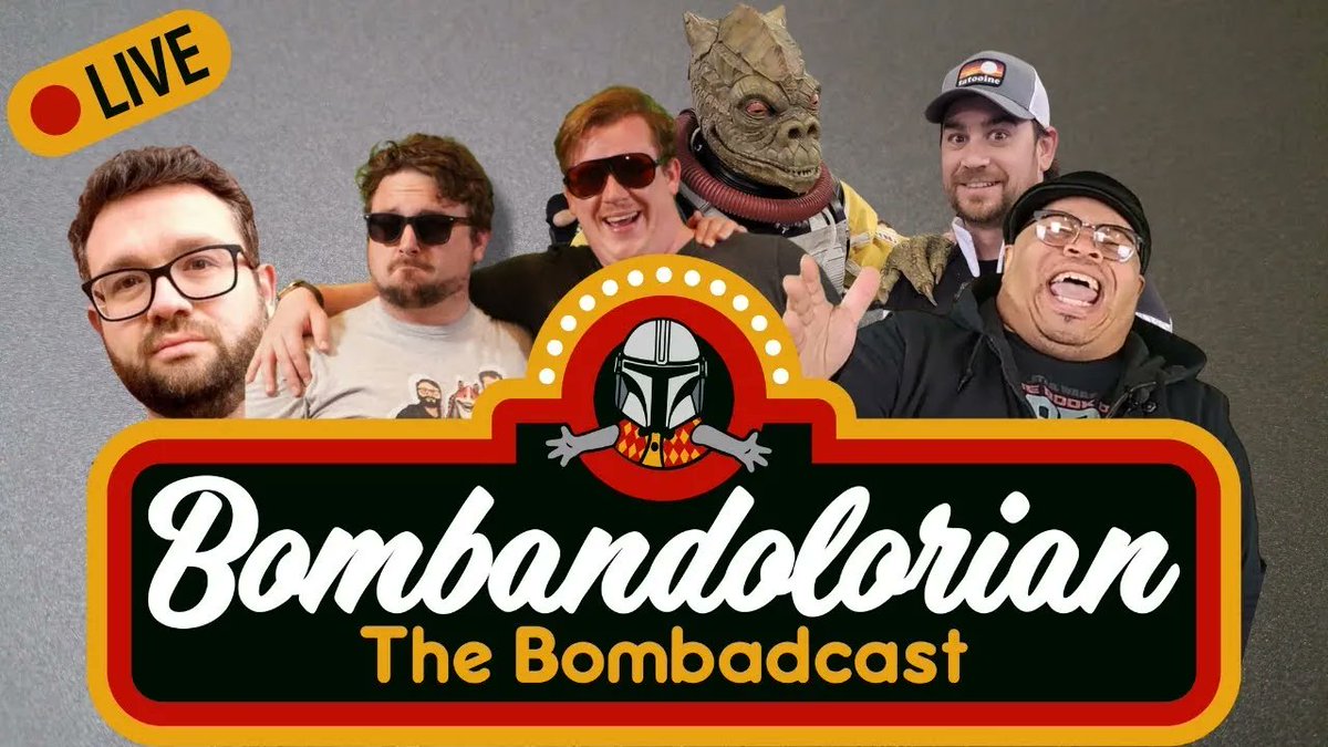 bombadcast's tweet image. Such an insane finale… come hangout in the chat with @AdamFrazier, @ChrisRyons and @StayOnTarget42 for a recap and review of #TheMandalorian #Chapter24 this Thursday at 8pm CST. Share your thoughts and theories with us! #StarWars.

buff.ly/40jnkel