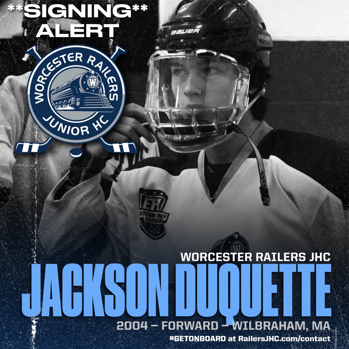 Welcome back to Jackson Duquette! The 04’ forward made the jump from Premier to EHL this season, scoring his first EHL goal in just his 2nd game! We’re looking forward to having another year of Duke at the WIC!

#GetOnBoard #EShow