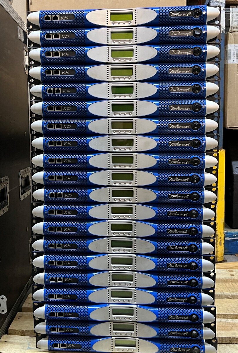 TrueHeartSound's tweet image. Powersoft NON-DSP K10 12000W Power Amplifier W/AEOSP (One ) $2,625.00 USD

Please check out our website at trueheartsound.com or give us a call on Whatsapp at 1.917.708.3778 or on our office number at 1.954.616.5622