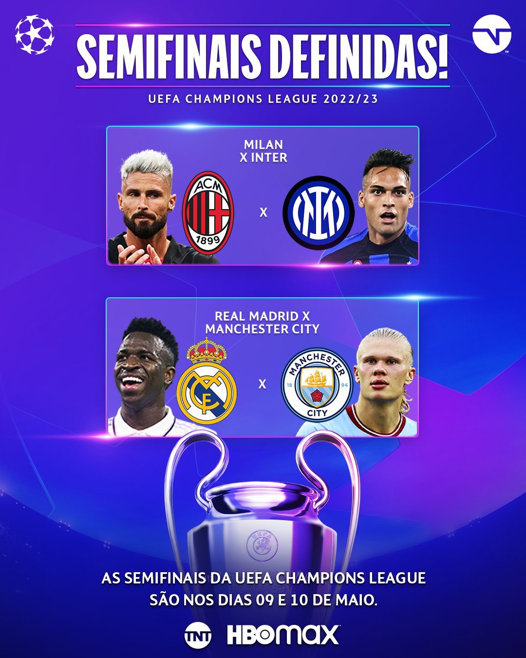 Internet vai à loucura com semifinais da Champions League