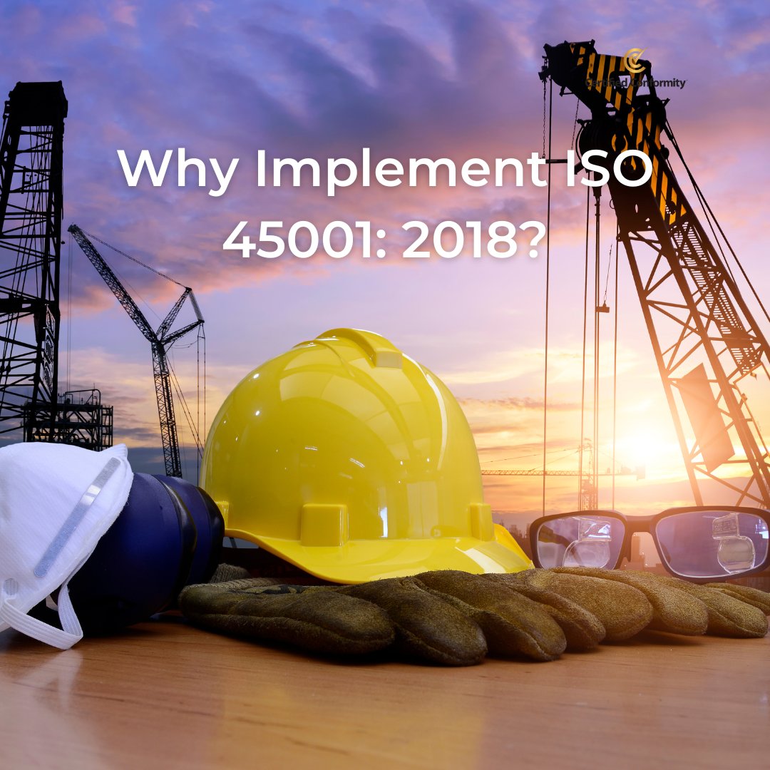 Organisations registered to ISO 45001 can be more confident about meeting the requirements of Health &amp; Safety legislation👍

Contact us today certifiedconformity.com/contact/ 

#iso #isocertification #certification #training #ISO23001 #business #improvement #assessment
