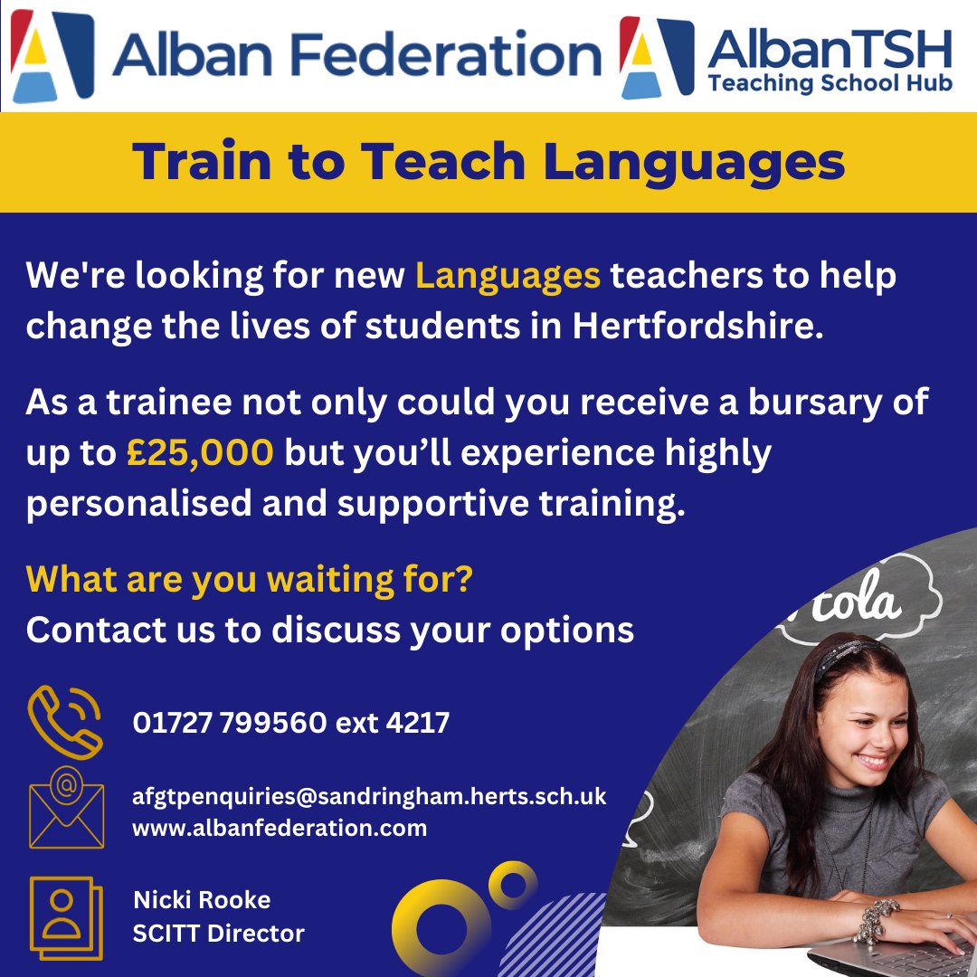 Alban Teaching School Hub tweet media