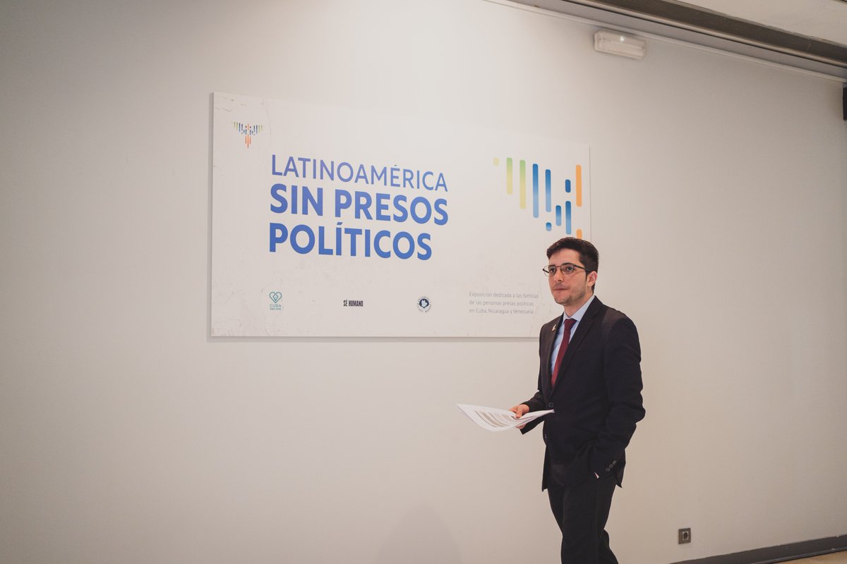 SinPresosPolit's tweet photo. ¡Gracias a las personas panelistas que nos acompañaron en la inauguración de #LatinoaméricaSinPresosPolíticos!
-Enrique Ossorio, Vicepresidente de @ComunidadMadrid 
-@begonavillacis , Vicealcaldesa de Madrid
-Víctor Dueñas, Representante @CUBADECIDE 
-Alejandro González Raga https://t.co/0LT5Arm8Dx