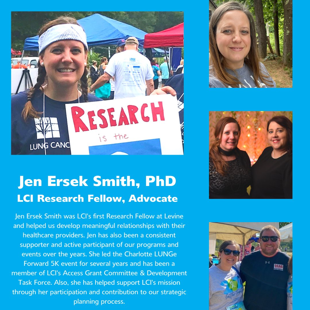 April is National Volunteer Month, an excellent opportunity to celebrate the impact of our volunteers. We could not think of a better way to celebrate than by introducing Jen Ersek Smith, PhD, LCI's first Research Fellow at Levine Cancer Institute.

 #VolunteerAppreciationMonth