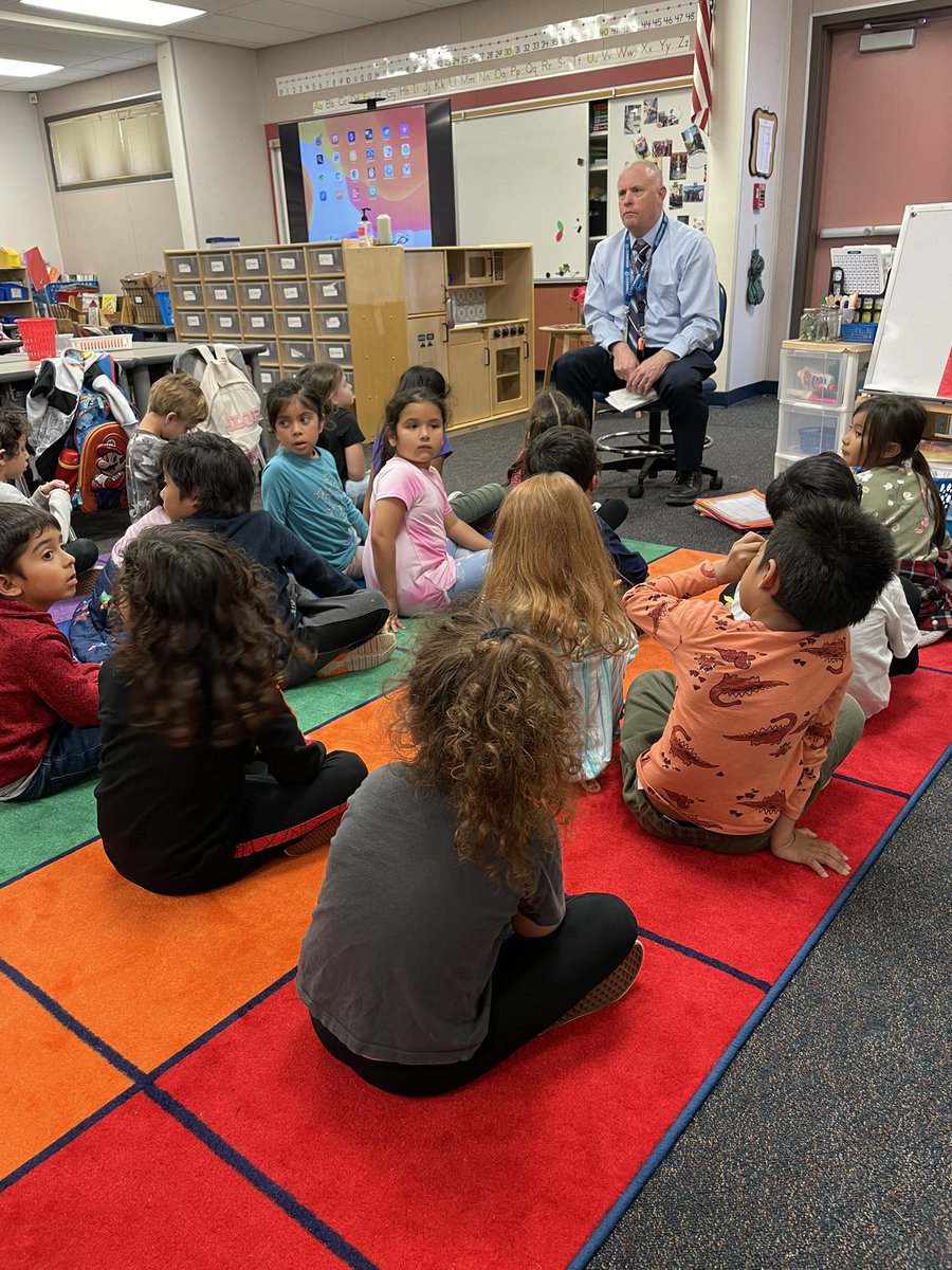 Kicking off the week after spring break by visiting every class with my principal to revisit rules and expectations! I also got to use one of my FAVORITE books for our discussion! <a href="/Nichols_Navig/">Nichols Navigators</a> @OsideUSD