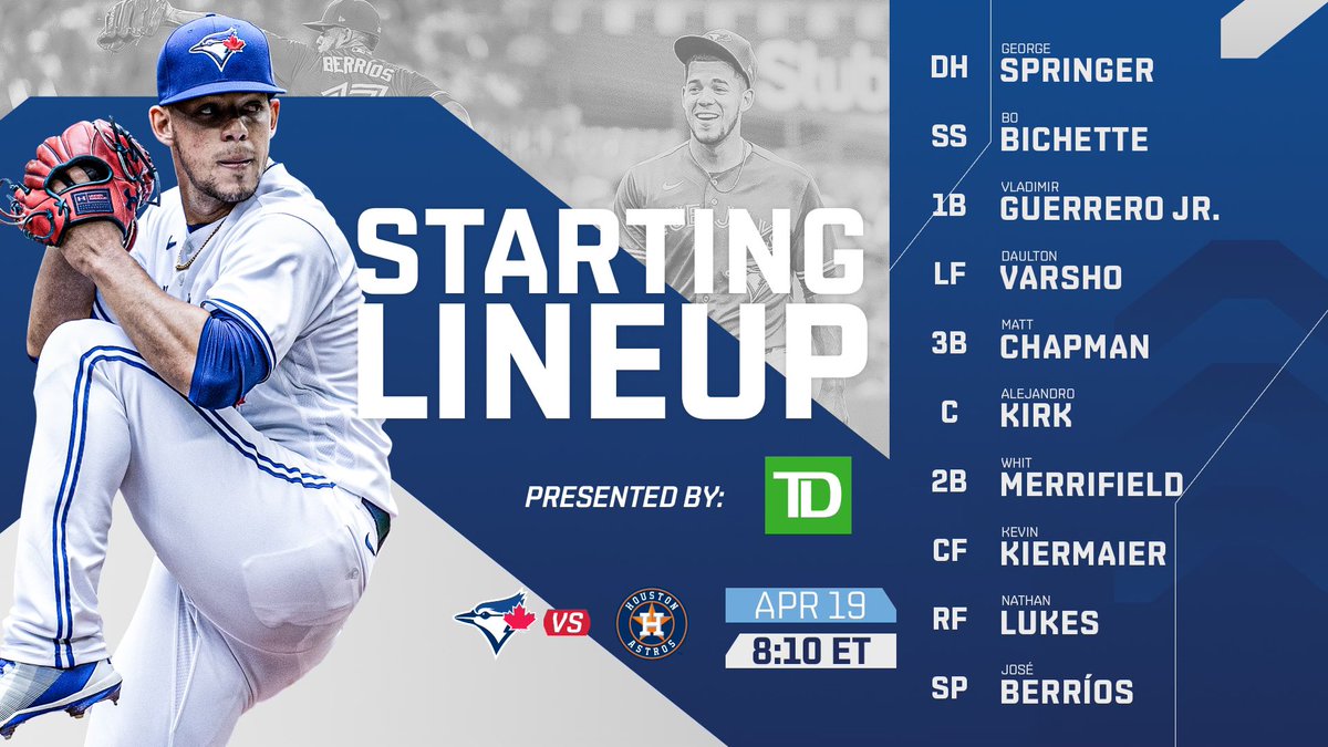 BlueJays's tweet photo. Nathan Lukes makes his first MLB start! #NextLevel https://t.co/ErfMjQkDRc