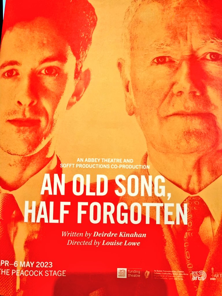 HopeGrainne's tweet photo. Delighted to be joined by @GBHI_Fellows to see the amazing  production #AnOldSongHalfForgotten 
#BryanMurray a true gentleman and superb writing and moving  performance from both actors  &amp; musicians.  #Dementia #Dignity #Courage #Trust #LivedOnStage   #personfirst https://t.co/aBucTdpcVP