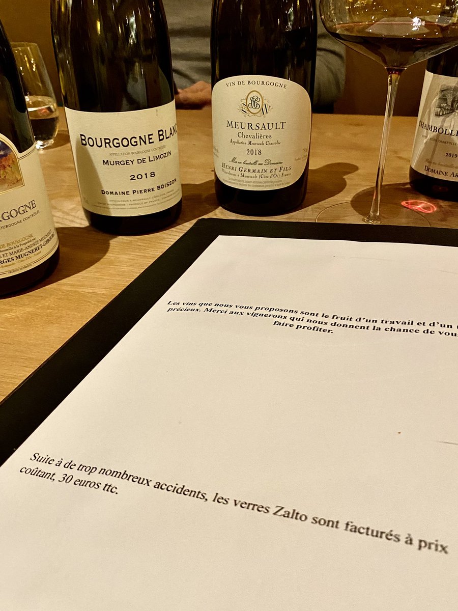 Guy Woodward on Twitter "First page of the (25page) wine list at Le