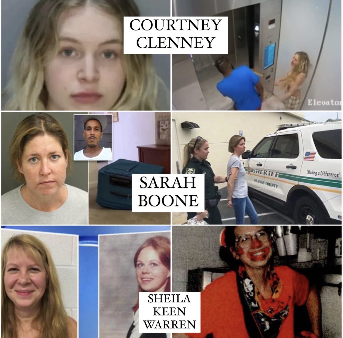 what trial is everyone gonna be glued to when it comes to @CourtTV ? i’m keeping an eye on them!

• #CourtneyClenney - her birthday this friday! no trial date yet!
• #SarahBoone - suitcase murder trial expected 24 july.
• #SheilaKeenWarren killer clown trial expected -16 may.