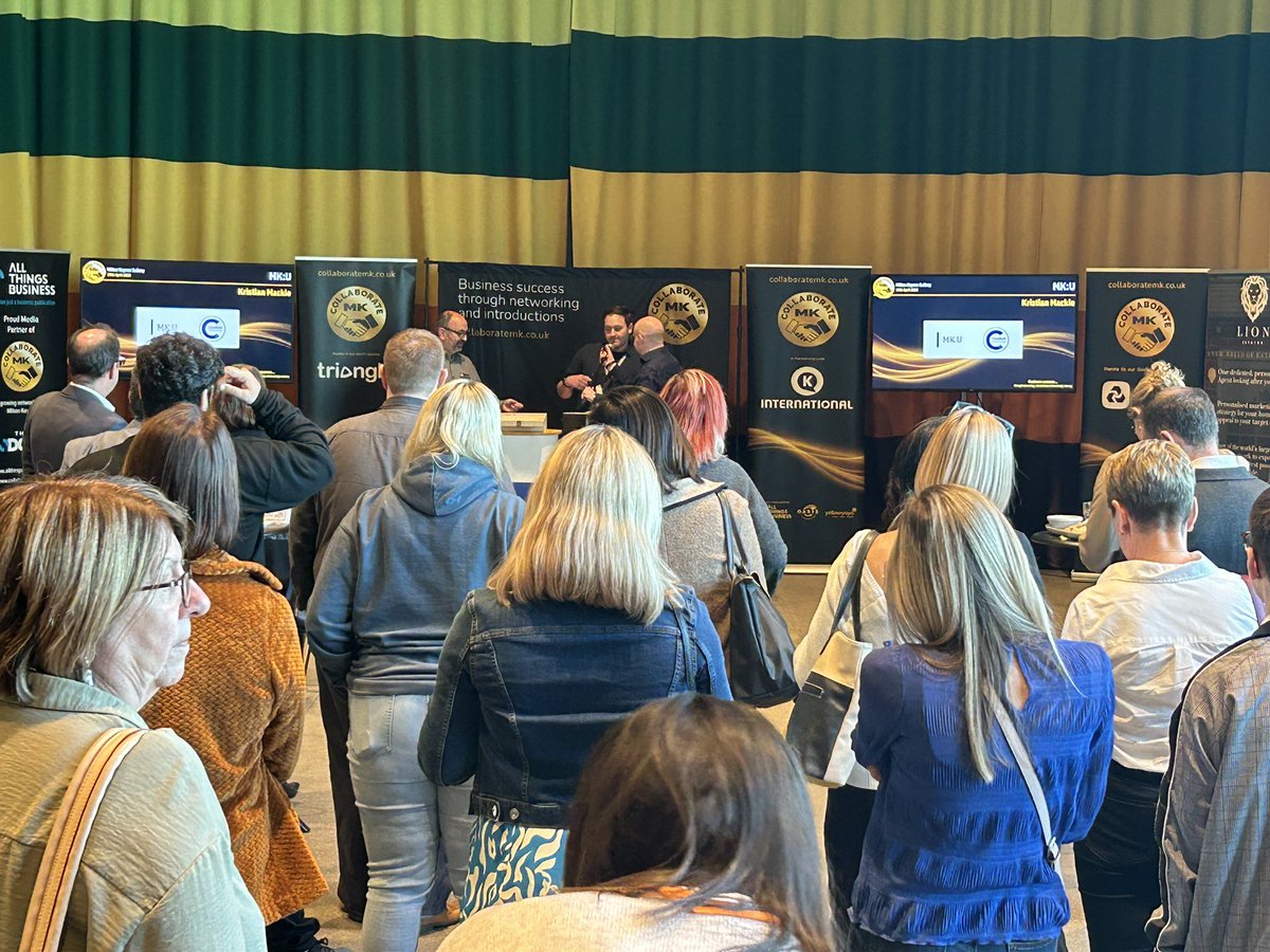 Busy room tonight for <a href="/CollaborateMK/">Collaborate MK - business networking</a> at <a href="/MK_Gallery/">MK Gallery</a> #networking  
Great to see <a href="/SuePardyHR/">Sue Pardy</a> <a href="/TimLee02140489/">Tim Lee</a> <a href="/garnertraining/">Sue Garner</a> <a href="/AureumFinance/">Aureum Finance</a> <a href="/harrysrainbow/">Harry's Rainbow</a> <a href="/Henryallentrust/">🎈🎗Henry's Happiness 🎗🎈</a> <a href="/Kylie_Anderson9/">Kylie Anderson</a> <a href="/MrsDLewis_NW/">Debbie Lewis @ NatWest</a> <a href="/juneoldroyd/">June Oldroyd</a> @AEStrust <a href="/CharlotteMoyle_/">Charlotte Moyle</a> <a href="/JoMcclaren/">Joanne McClaren ❤#lovemk❤</a> <a href="/JamesMallDesign/">James Mall Design</a>