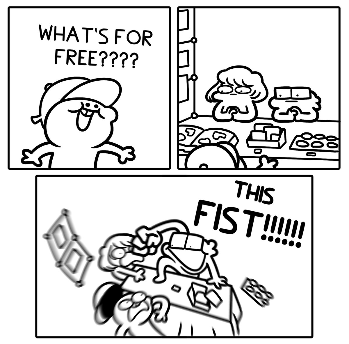 Forget about that other comic...
look at this one...
the most redraw violent comic me I could find