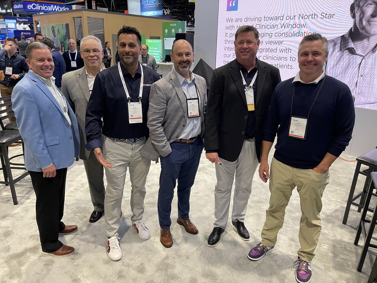 ETHERFAX's tweet photo. We're wrapping up day two at #HIMSS23 with our demo at @Hyland's booth. Thanks to Mike Myers, Matt Cornell, Jeff Appel, Max Weiss, and the entire #Hyland team for your continued support and a great partnership! #etherFAX #HIMSS @pauliebanks https://t.co/iojgFjaCVW
