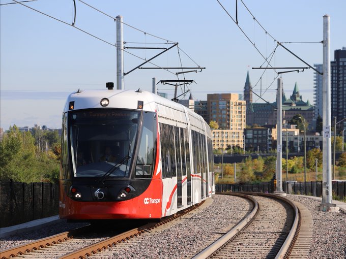 Photo de la ligne 1 de l'O-Train