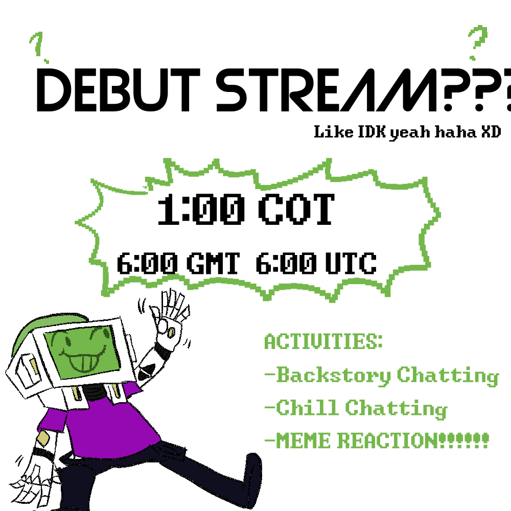 TimeoBrainVT's tweet photo. Okay so today I have planned a stream and will do the following:
-Chat with all of you uwu
-Talk about my backstory hehe
-React to some memes!
So send me some of your best memes here! See you in some hours!
#Pngtuber #vtuber #streaming #memereact https://t.co/OdNyDcyoE5