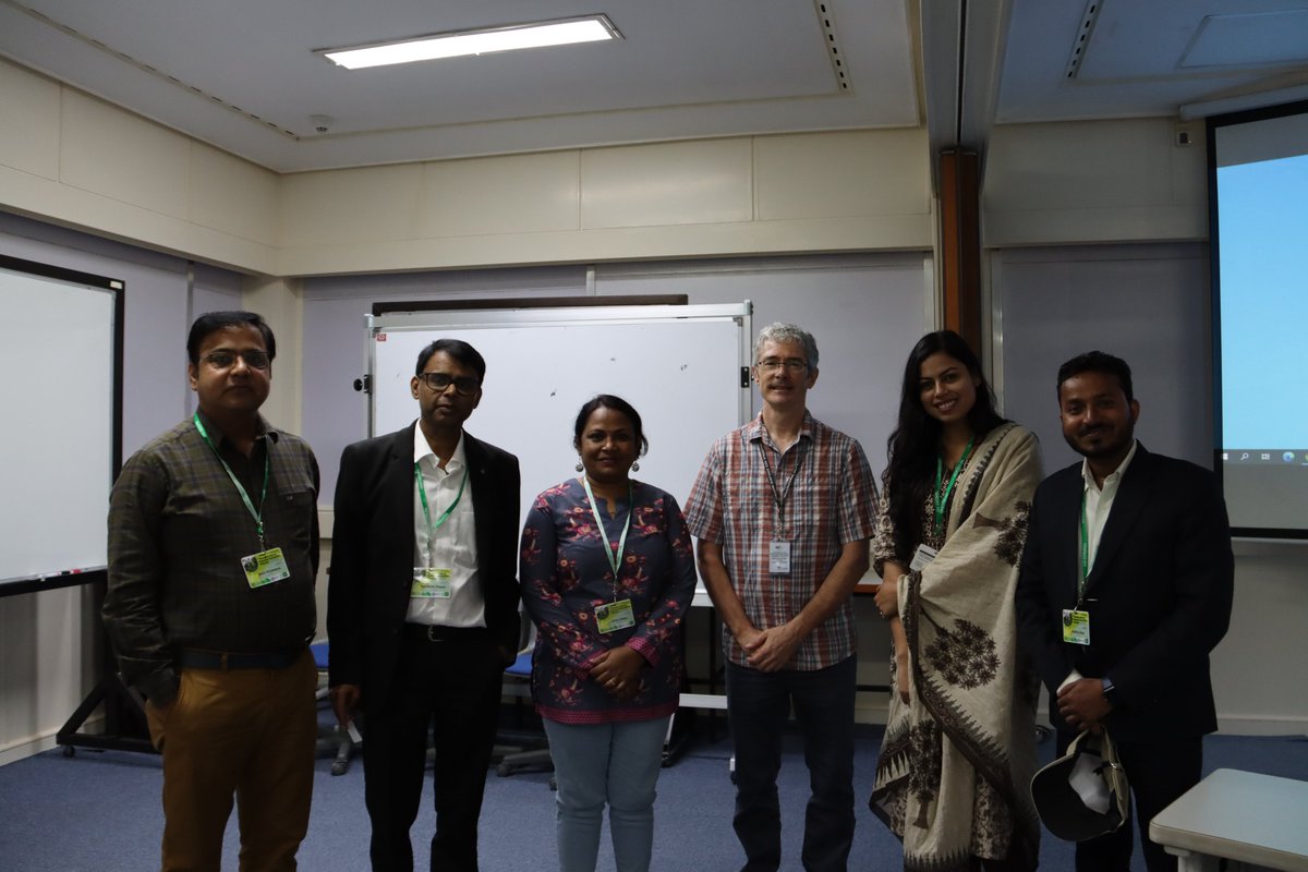 irrieducation's tweet photo. #OngoingCourse
IRRI Education is currently hosting five senior officials from Grameen Foundation India for an exposure visit at IRRI Headquarters, Philippines.
#exposurevisit #ricescience #riceresearch #riceproduction #digitaltechnologies #valueaddition #IRRIinnovation https://t.co/PHqqcVbrI8