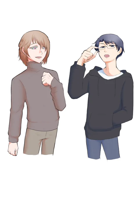 髪が長い男が好きなんですけど私4月は短髪ばっかり描いてるな 