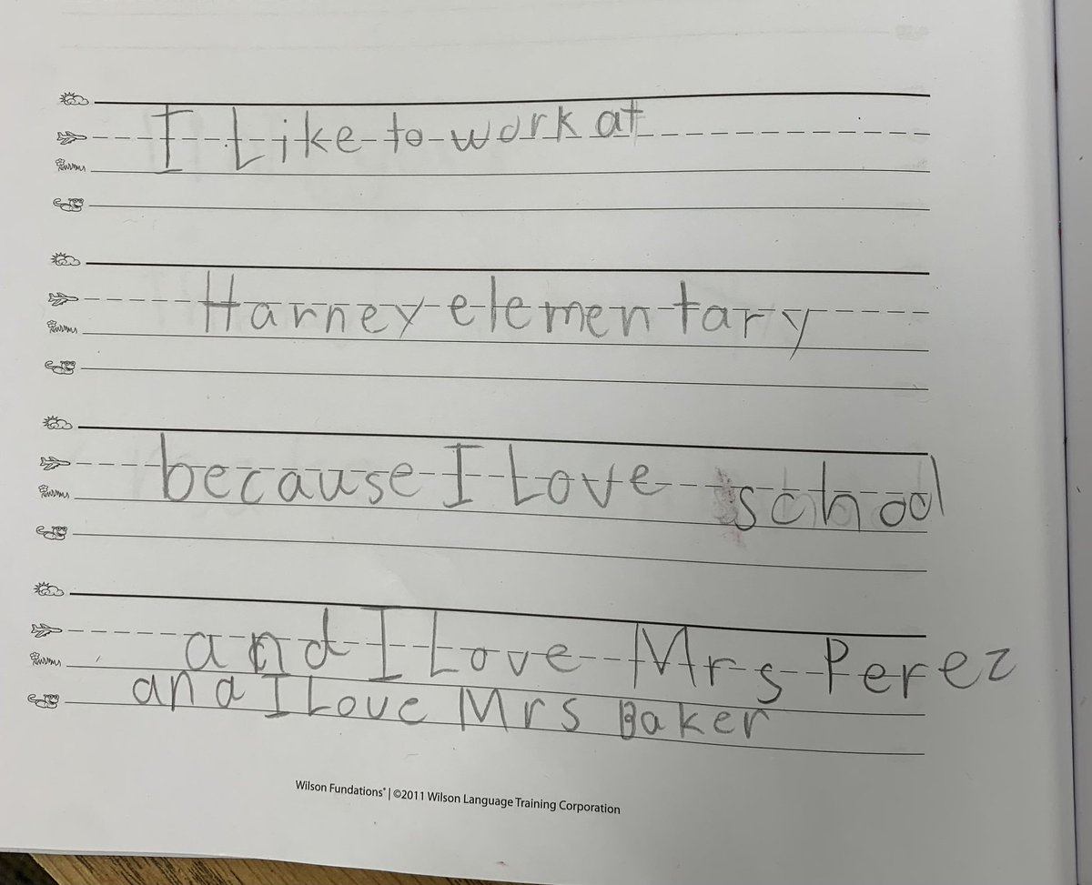 This was written independently today by a first grader who entered school in the fall speaking no English and having no alphabetic knowledge. Thanks to teachers who have been learning the Science of Reading, she can look forward to a literate life.