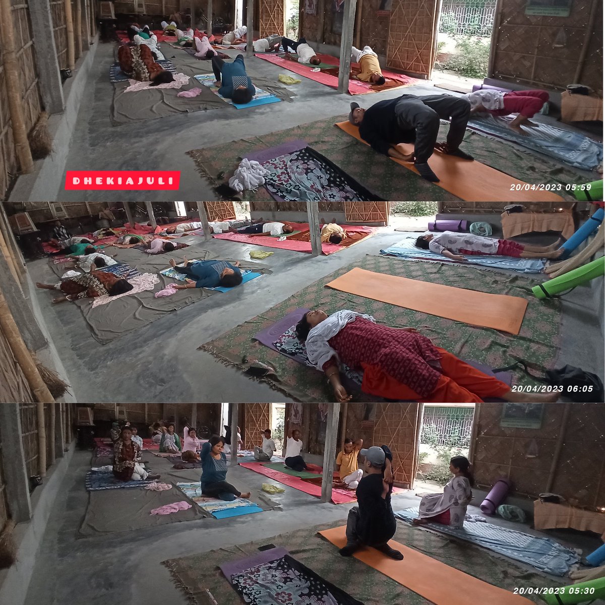 yoga_land's tweet photo. 💐----------------------🧘‍♀️🧘‍♂️--------------------💐

Assam #Sonitpur yog Shivir/centres 

Yog Mitra...   #Ripon Manju #Barnali and  #Dulumoni ji

Date...20.04.2023--------------------🧘‍♀️🧘‍♂️ https://t.co/2OHgBkJW5u