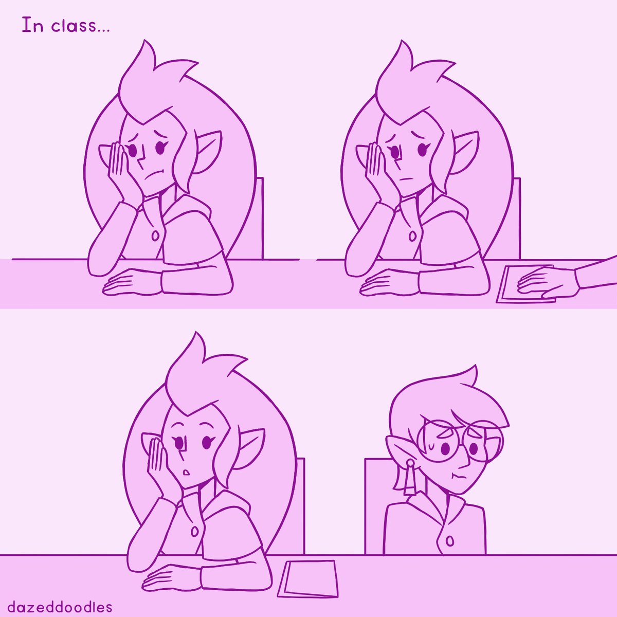 dazeddoodles's tweet image. Raeda Week Day 1: School Spirit/RATS (1/2) #Raedaweek2023 #TheOwlHouse