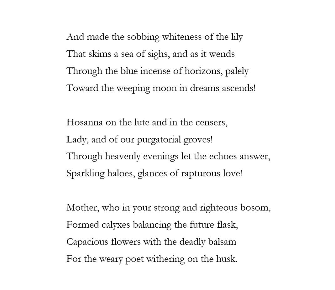 Symbolism was "officially" born in France and Belgium, primarily among poets like Baudelaire and Mal