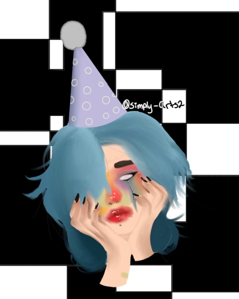 Was going for a clown but whatever I made works anyways
#art #artist #artistsoninstagram #artoftheday #commissionsartist #commissionsopen #commissions #creepy #cute #clown