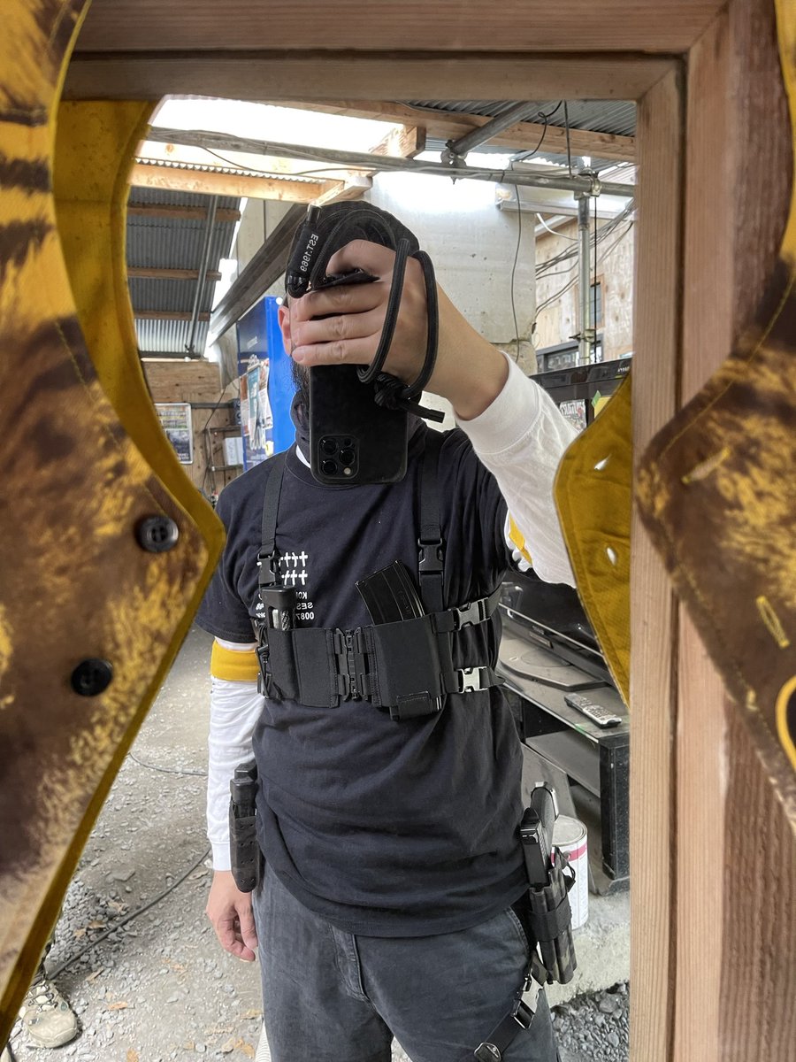 copper_kj's tweet photo. 調子いい💯
#EzRig #moonshotgear #airsoft https://t.co/TGdAY7novo