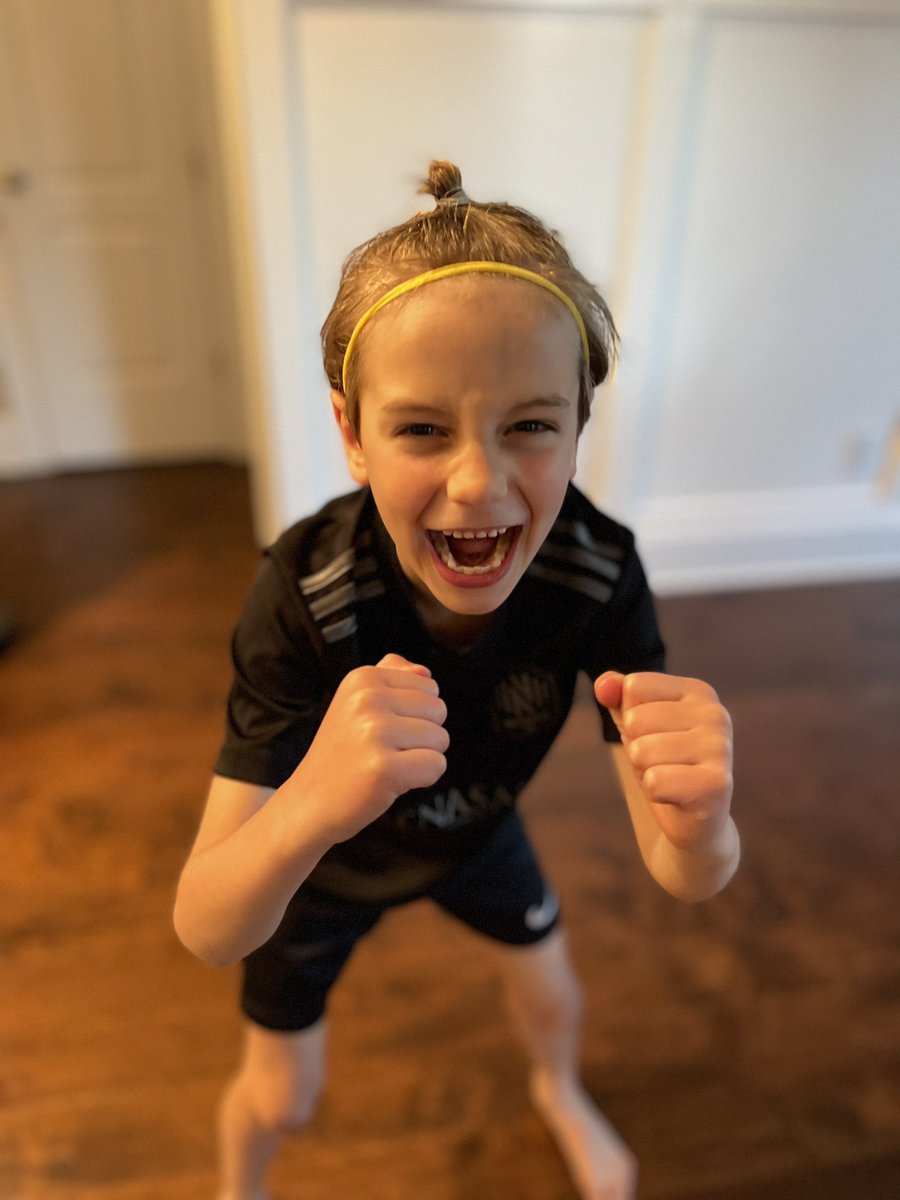 Mini Walker is pumped for Captain Walker. Let’s go <a href="/USMNT/">U.S. Soccer Men's National Team</a> <a href="/thewalkerzim/">Walker Zimmerman</a> !