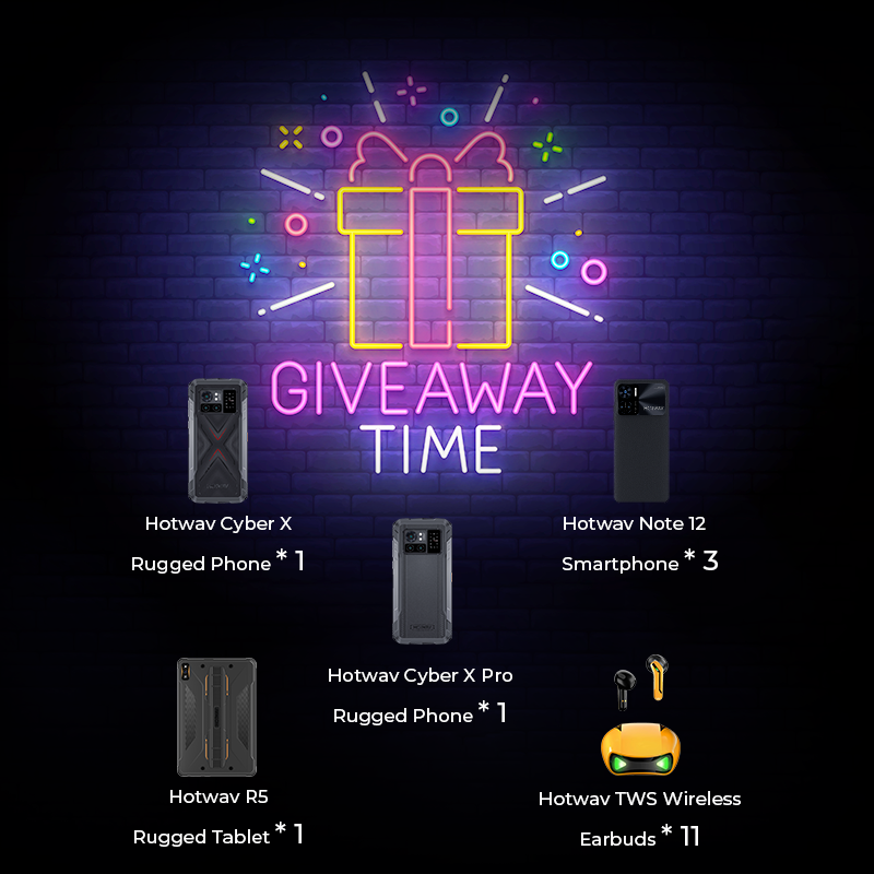Hotwav_official's tweet photo. Don't miss your chance to win prizes in the #CyberXPro Giveaway.๐
17 Winners will be randomly drawn from the following participants.
The final interpretation right of this activity belongs to #HOTWAV.
๐ Learn more: https://t.co/sihWSxJ7L7
#hotwavcyberxpro #hotwav #giveaway https://t.co/dYFUU4Yej0