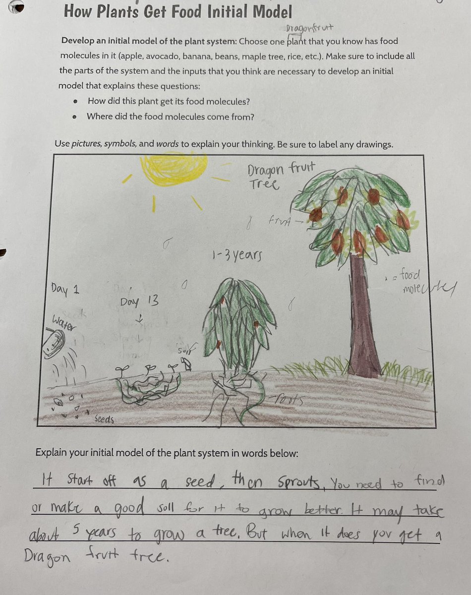 MsWagnerWC's tweet photo. Had some very talented 7th grade scientists drawing models of what they thought a plant system needed to grow. Next stop…photosynthesis investigations! #d15learns @WinstonCampus @D15Schools https://t.co/16GnGTiy0e