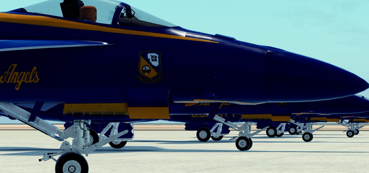 RobloxNavyBlue1's tweet photo. The training program has been introduced to our new planes, we are striving to achieve the most realistic Blue Angels demonstration. https://t.co/2BQiipV9NV