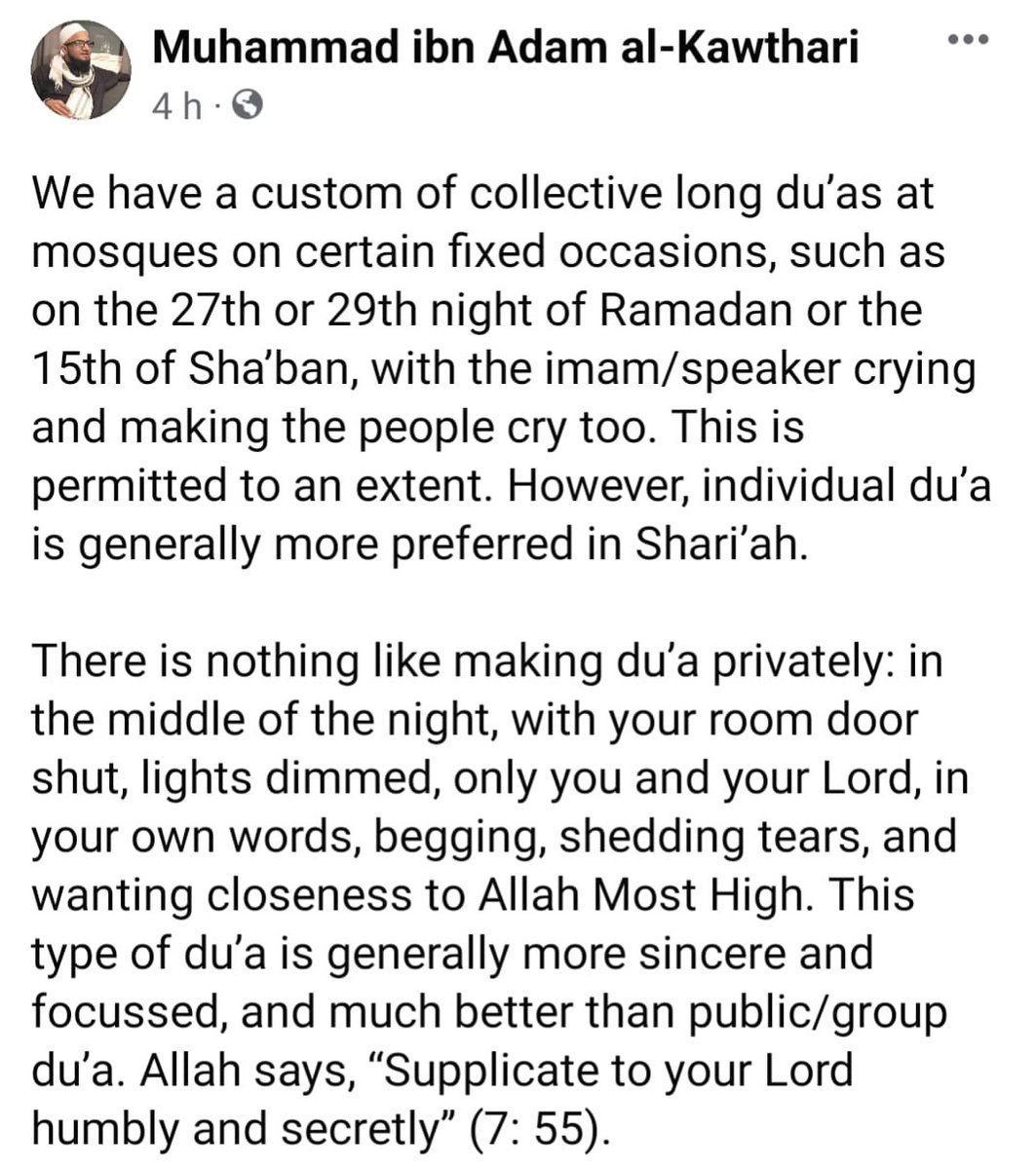 Mufti_Muhammad_'s tweet photo. Two important reminders. I believe the imams of masajid should remind their public of this. It’s not 'only' about ritually gathering at the mosque…. https://t.co/HV85gWou86