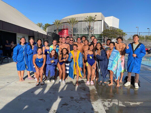 Congratulations to varsity girls for successfully defending their league title and congrats to varsity boys for winning it! All levels undefeated league champs 2023! Prelims and finals next week and then CIF! #CanWeTaperYet?