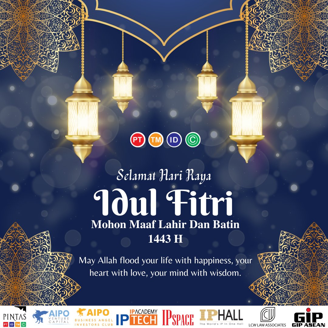 pintasip's tweet photo. Pintas IP Group would like to wish you and your loved ones a blessed and joyous Eid al-Adha.

Please be informed that our SG, M'sia and Brunei offices will be closed on April 21 ( M'sia office only) and April 24 for Hari Raya Aidilfitri. We will resume work on  April 25 .🎇🎆 https://t.co/qWMVPX1m1v