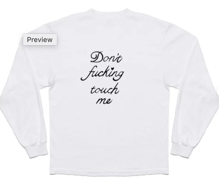 Some fun shirts I have available on my shop ☺️
#fashion #dontfuckingtouchme #cuteshirt #shop #society6 
society6.com/jennifervolkman