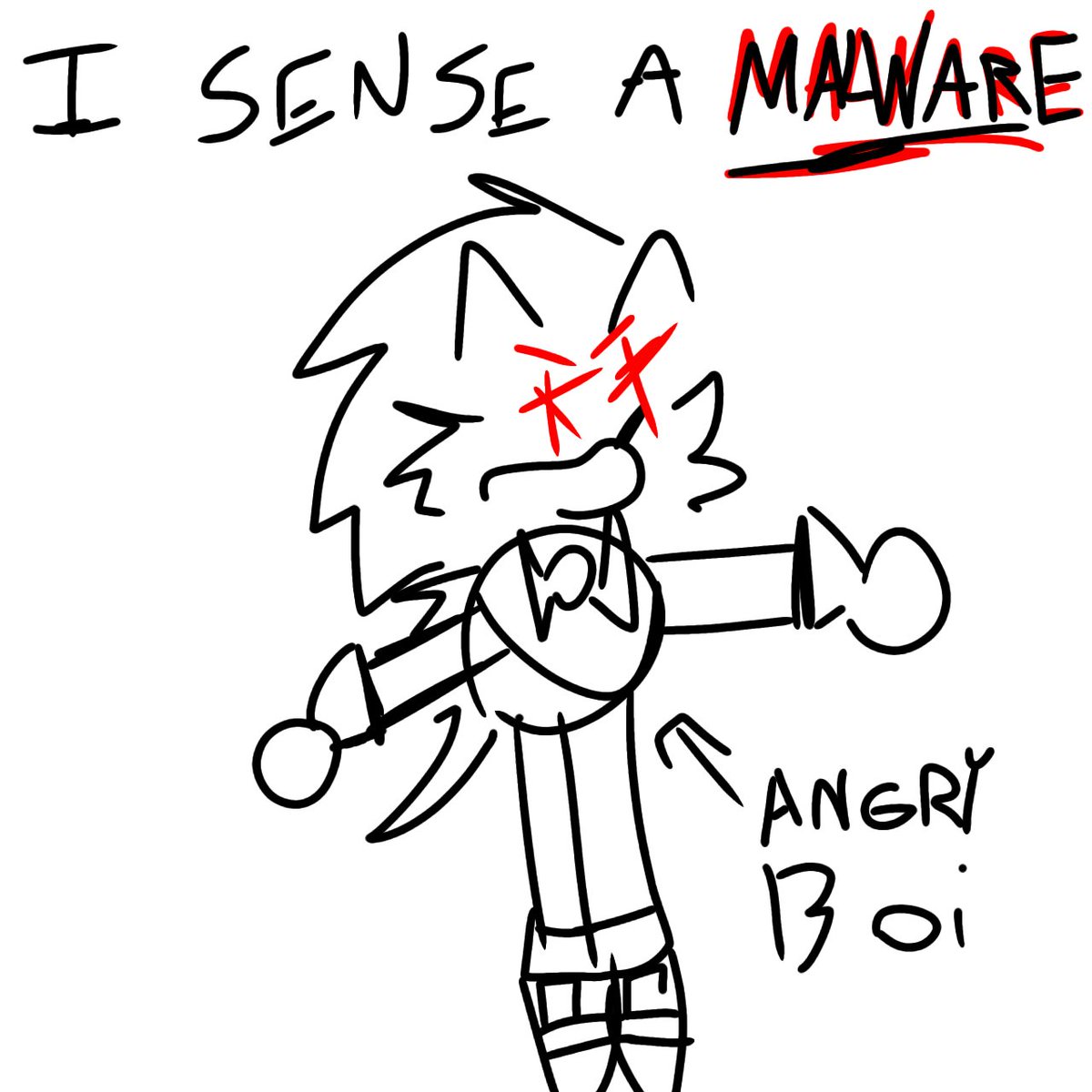 InuseHeru_ExE's tweet photo. I drew this little boi made by @HyperdriveNeon, truly a cute antivirus if you ask me! And maaaybe i would do more in the future, who knows 👀...! The Ram Sweep is now real guys, and I declare it official!
#RAMSWEEP
#SonicTheHedgehog #sonicexeoc https://t.co/RvWwes1g8p