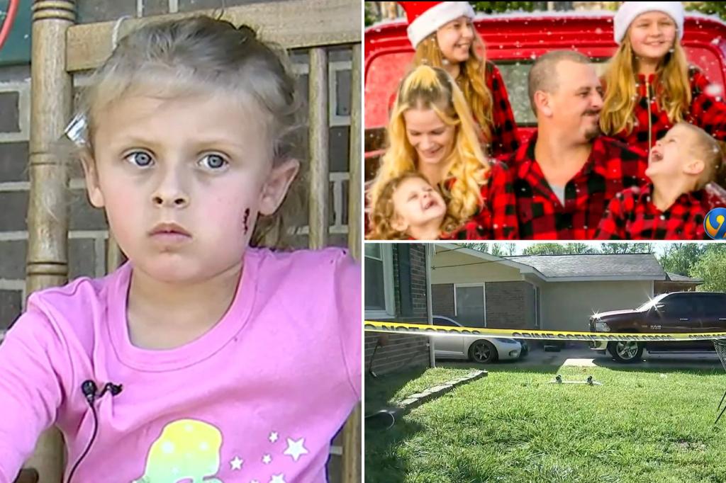 nypost's tweet photo. 6-year-old girl, parents shot after basketball rolls into man’s North Carolina yard https://t.co/S5RMwRz5JJ https://t.co/vq5sKMMRUU